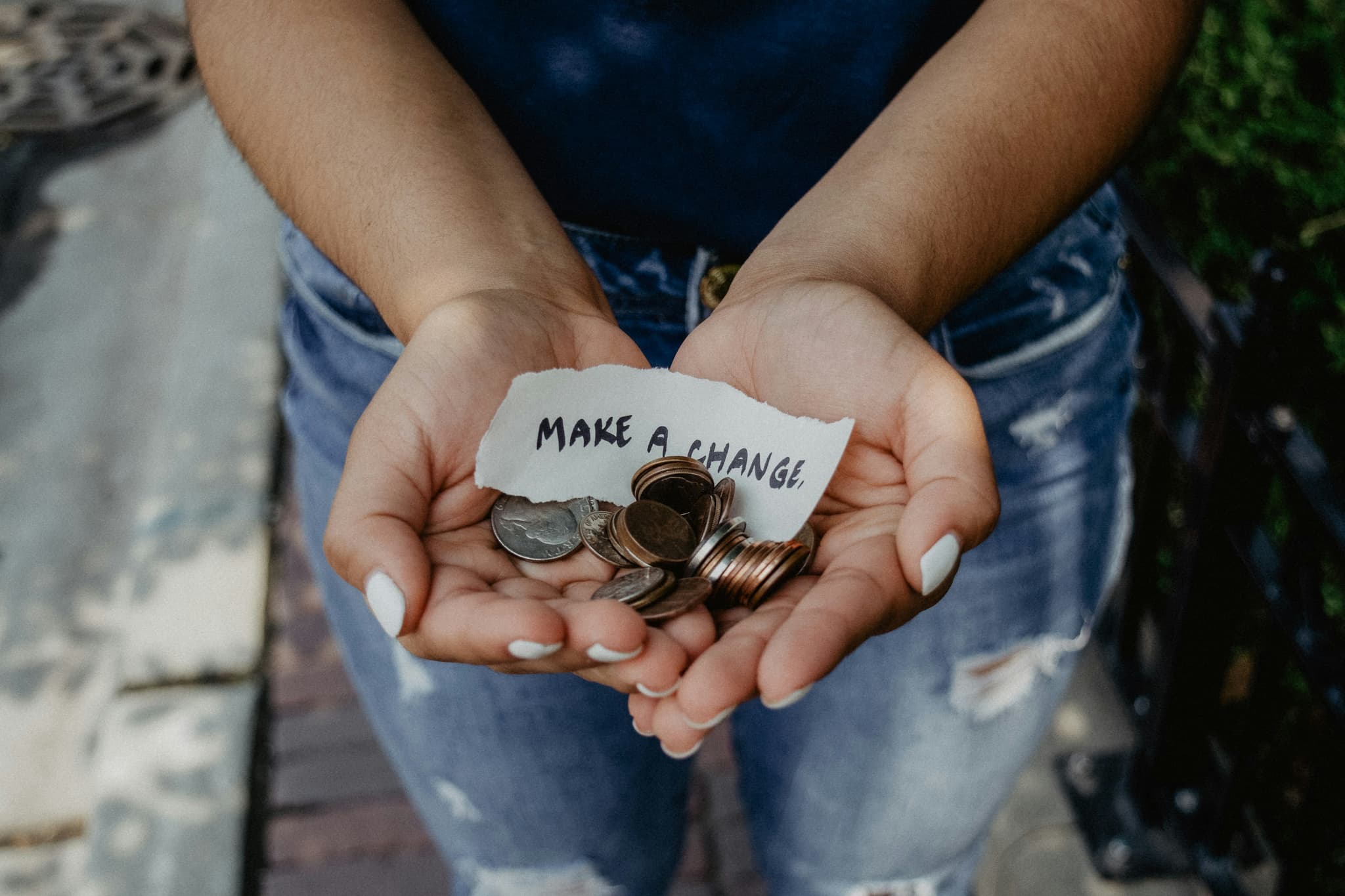 People helping community